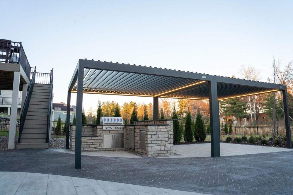 Hugo Backyard Retreat — landscape project in Hugo, MN by Schifsky Companies