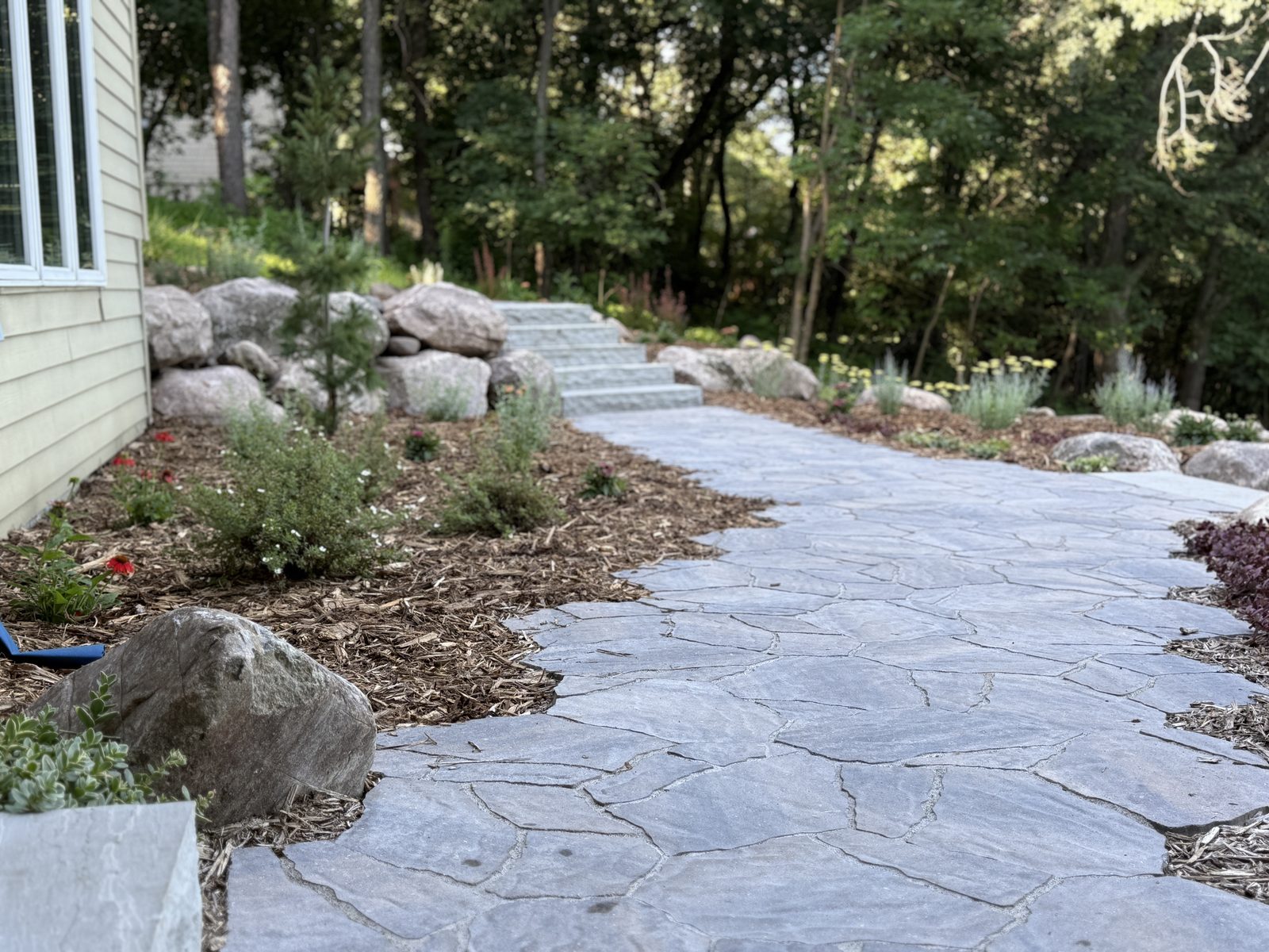 Carved in Stone - landscape project in Dellwood, MN by Schifsky Companies