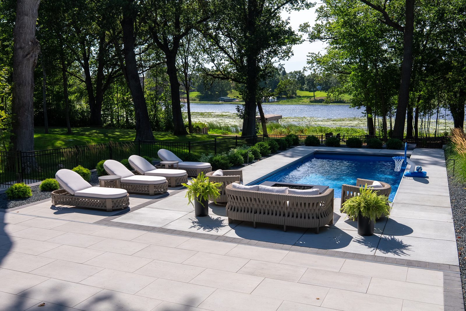 The Sustainable Modern - landscape project in Shakopee, MN by Schifsky Companies