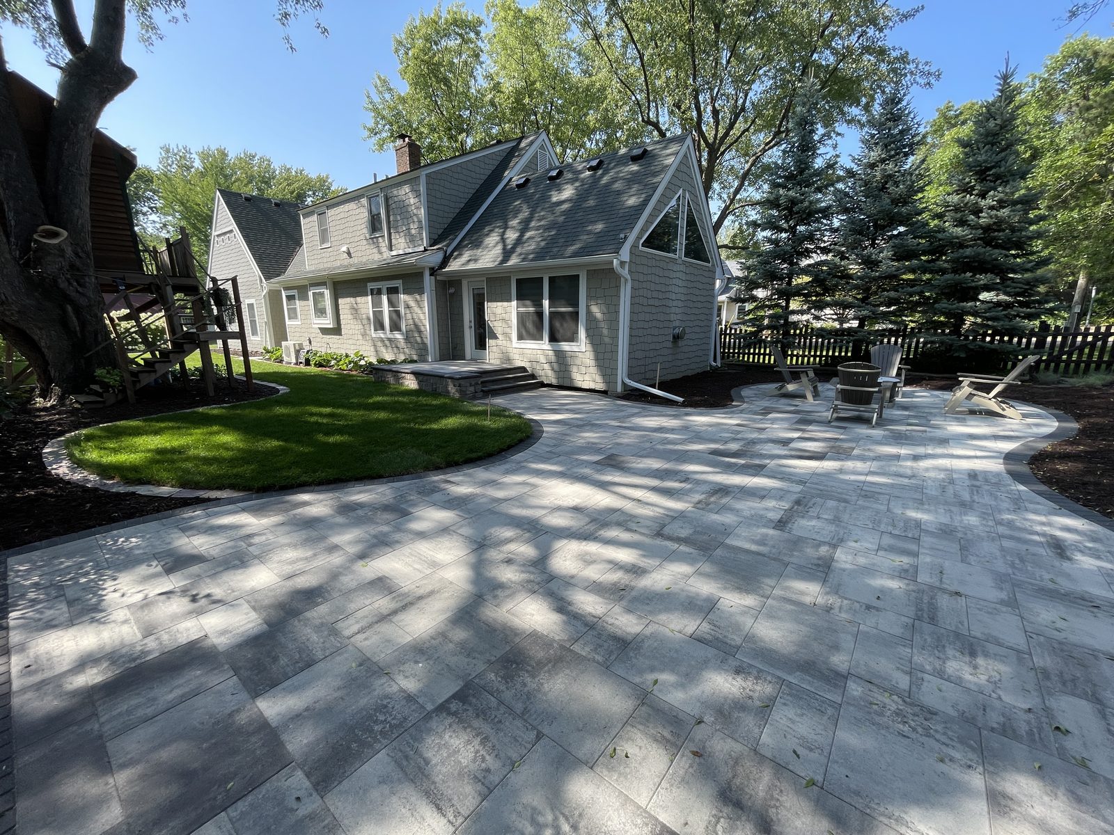 Room to Gather - landscape project in Stillwater, MN by Schifsky Companies