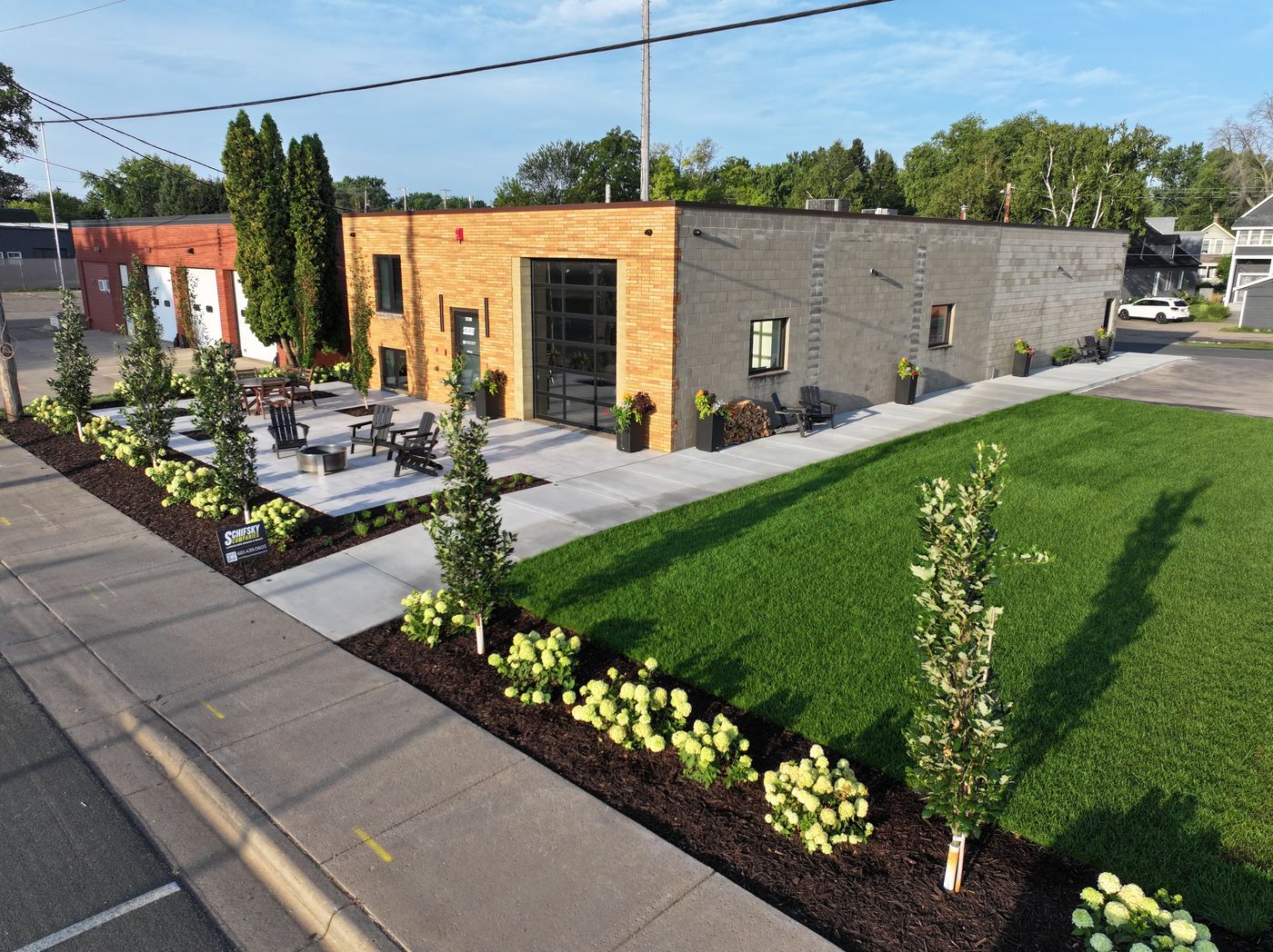 The 45th patio and outdoor living space at the Schifsky Companies showroom