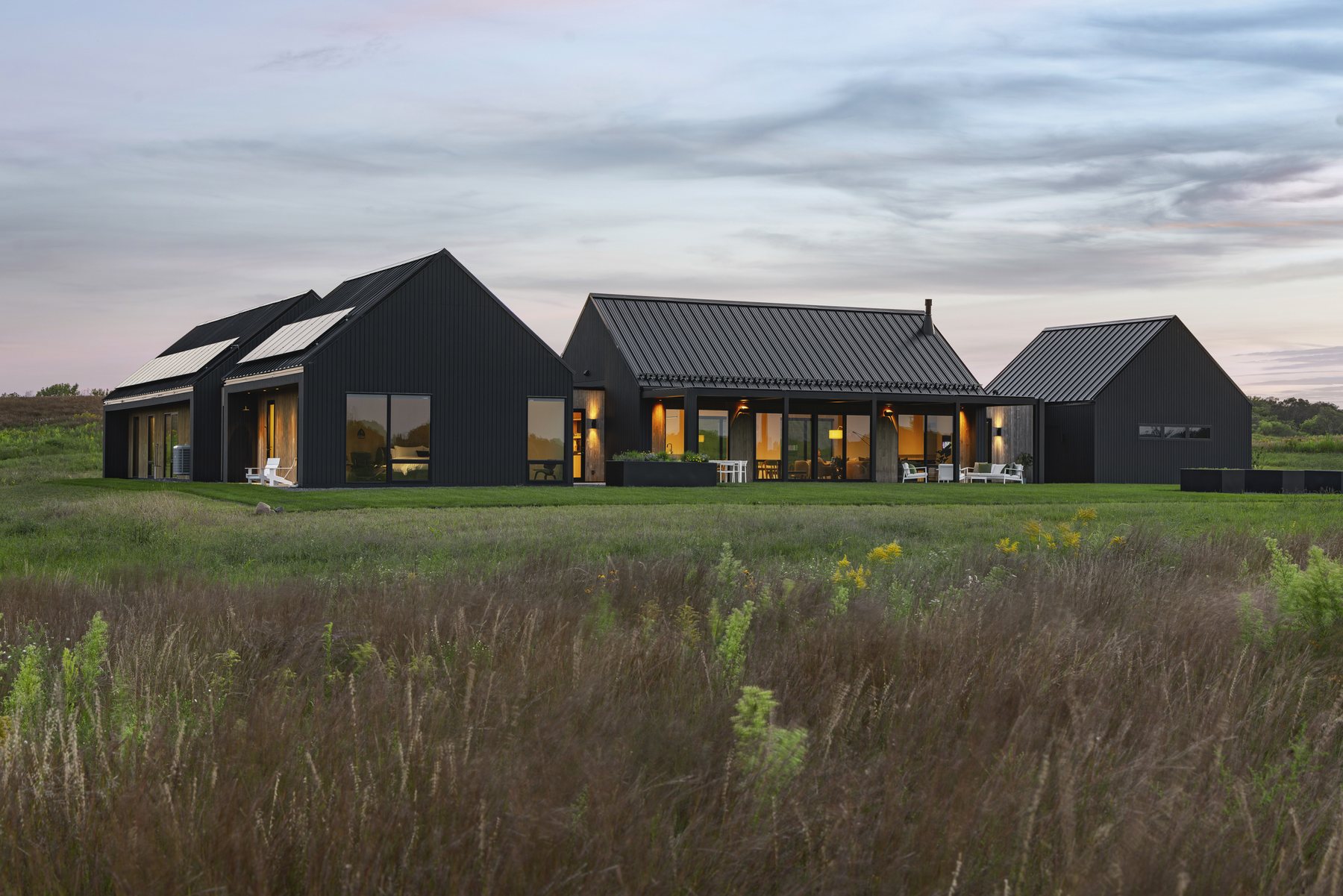 Where Lawn Meets Prairie - landscape project in Grant, MN by Schifsky Companies